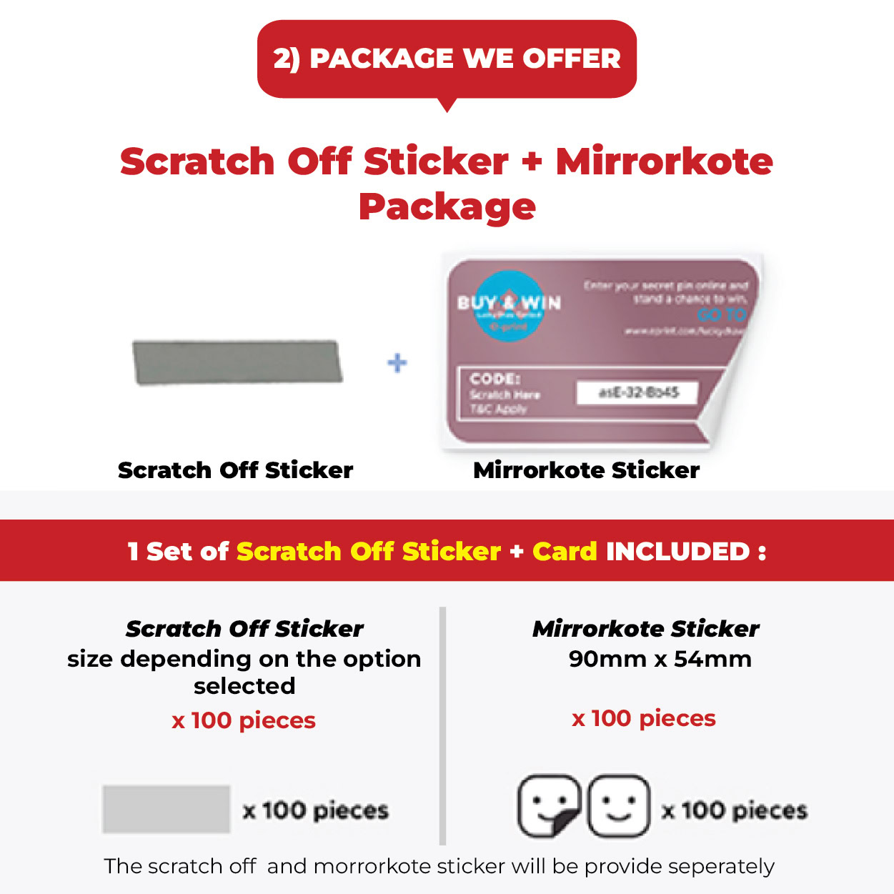 Sticker Off Scratch Off Sticker Printing Malaysia | Expressprint